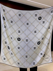 CHANEL 26S SCARF 135 IN CASHMERE AND SILK 306127