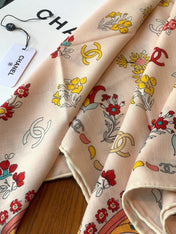 CHANEL 26S SCARF 135 IN CASHMERE AND SILK 306129