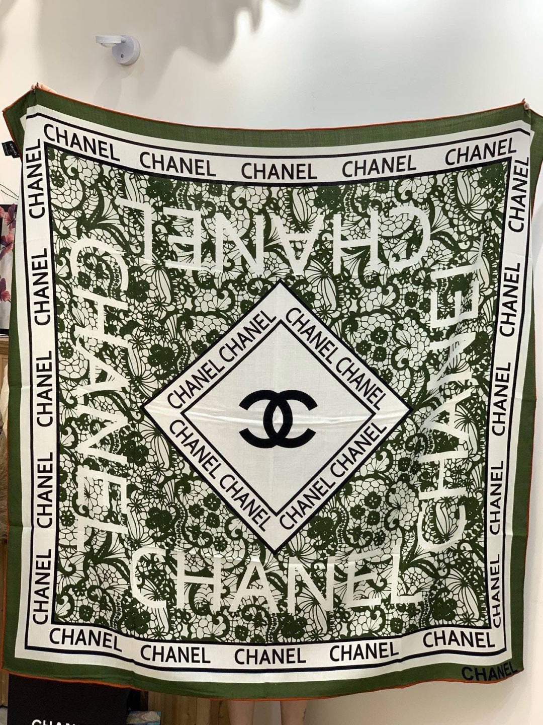 CHANEL 26S SCARF 135 IN CASHMERE AND SILK 306133