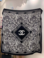 CHANEL 26S SCARF 135 IN CASHMERE AND SILK 306135