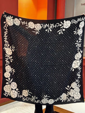 CHANEL 26S SCARF 140 IN CASHMERE AND SILK 309330