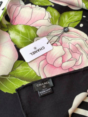 CHANEL 26S SCARF 140 IN CASHMERE AND SILK 309336