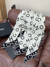 CHANEL 26S SCARF 135 IN CASHMERE AND SILK 309347