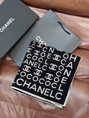 CHANEL 26S SCARF 135 IN CASHMERE AND SILK 309349