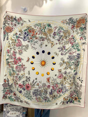 DIOR 26S SCARF 140CM IN CASHMERE SILK 309358