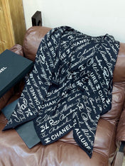 CHANEL 26S SCARF 135 IN CASHMERE AND SILK 309362