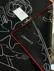 CHANEL 26S SCARF 90 IN SILK 309929