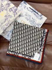 DIOR 26S SCARF 140CM IN CASHMERE SILK 311937