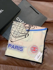 CHANEL 26S SCARF 135 IN SILK 311940