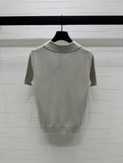 MIUMIU SHORT-SLEEVE KNIT POLO 269487