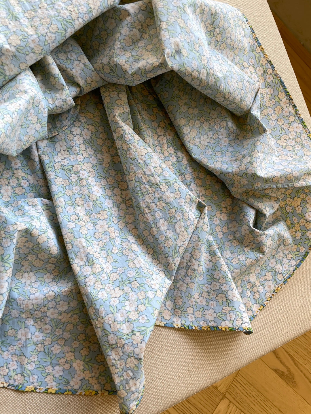 PRADA 26S FLORAL PRINT MIDI SKIRT 1047