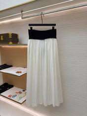 RALPH LAUREN 26S PLEATED MAXI SKIRT 430