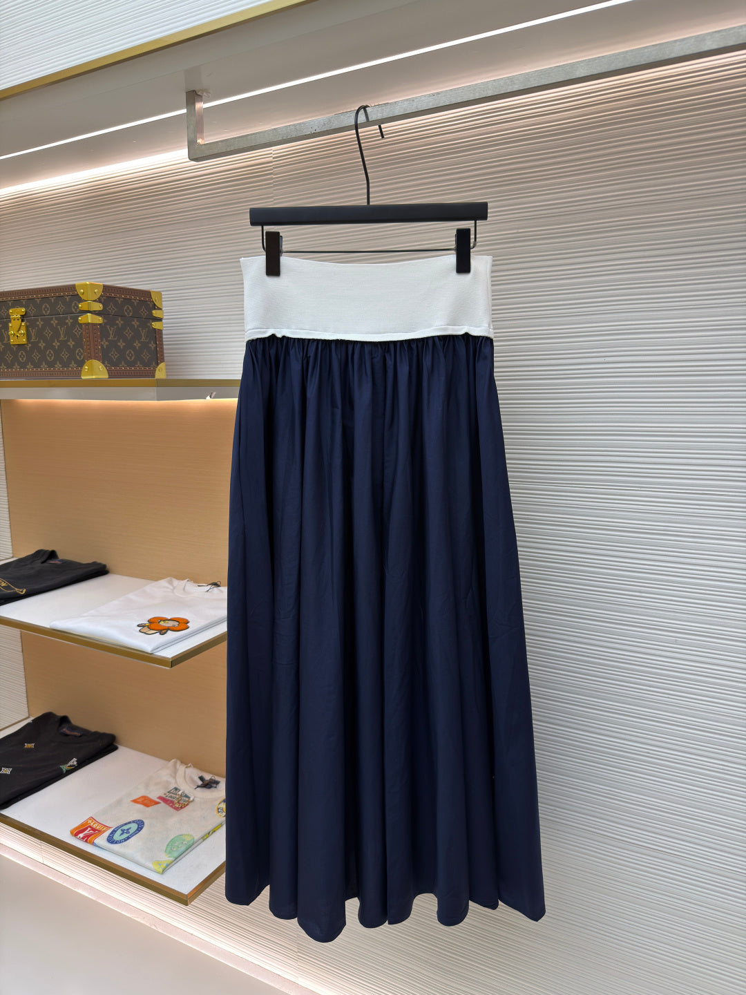 RALPH LAUREN 26S PLEATED MAXI SKIRT 429