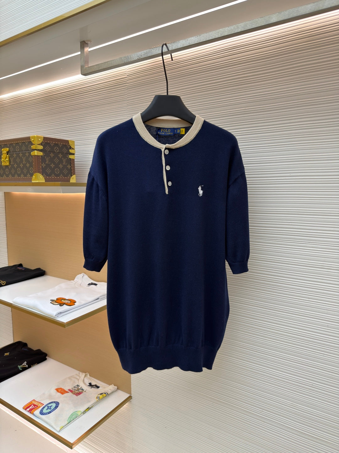RALPH LAUREN 26S SHORT SLEEVE KNIT SWEATER 340