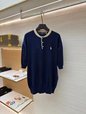 RALPH LAUREN 26S SHORT SLEEVE KNIT SWEATER 340