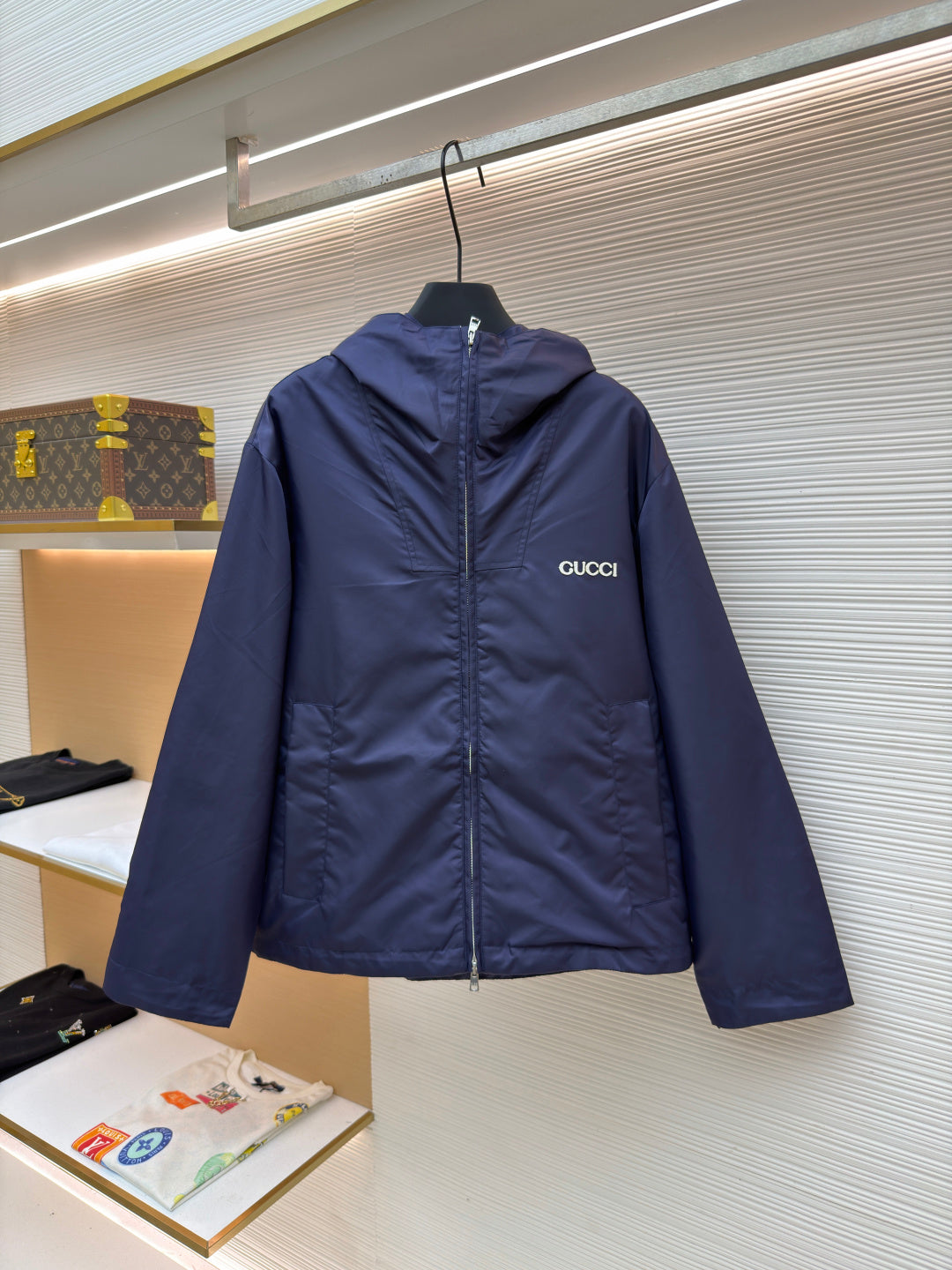 GUCCI 26S HOODED ZIP-UP JACKET 551
