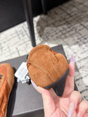 PRADA 25S COLLAPSE SNEAKERS IN BURNT ORANGE RE NYLON AND SUEDE