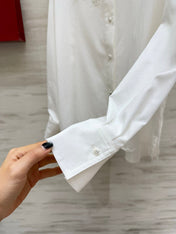 VALENTINO 26S RUFFLED COLLAR SHIRT 139