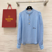 VALENTINO 26S RUFFLED COLLAR SHIRT 127