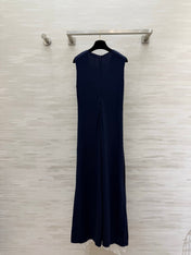 RALPH LAUREN 26S COLOR BLOCK MAXI SLIT DRESS 435