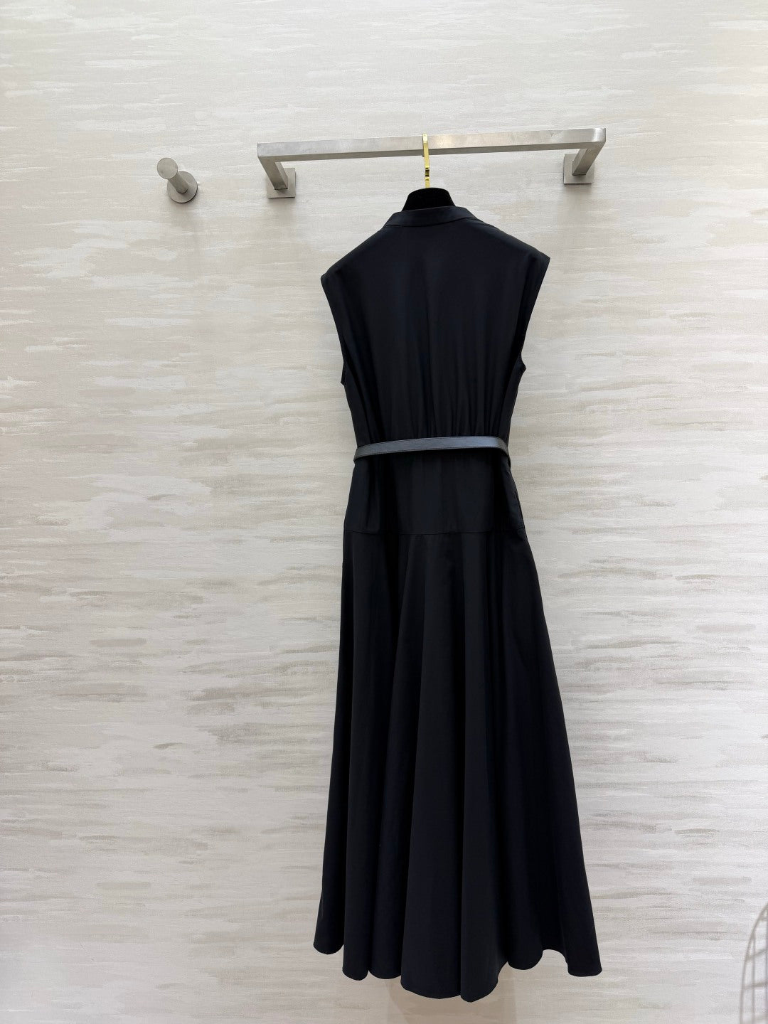 MAXMARA 26S SLEEVELESS BELTED MAXI DRESS 367