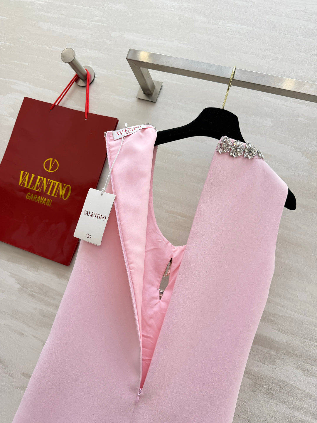 VALENTINO 26S SLEEVELESS MINI DRESS 444