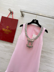 VALENTINO 26S SLEEVELESS MINI DRESS 444