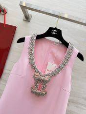 VALENTINO 26S SLEEVELESS MINI DRESS 444