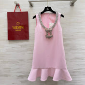 VALENTINO 26S SLEEVELESS MINI DRESS 444