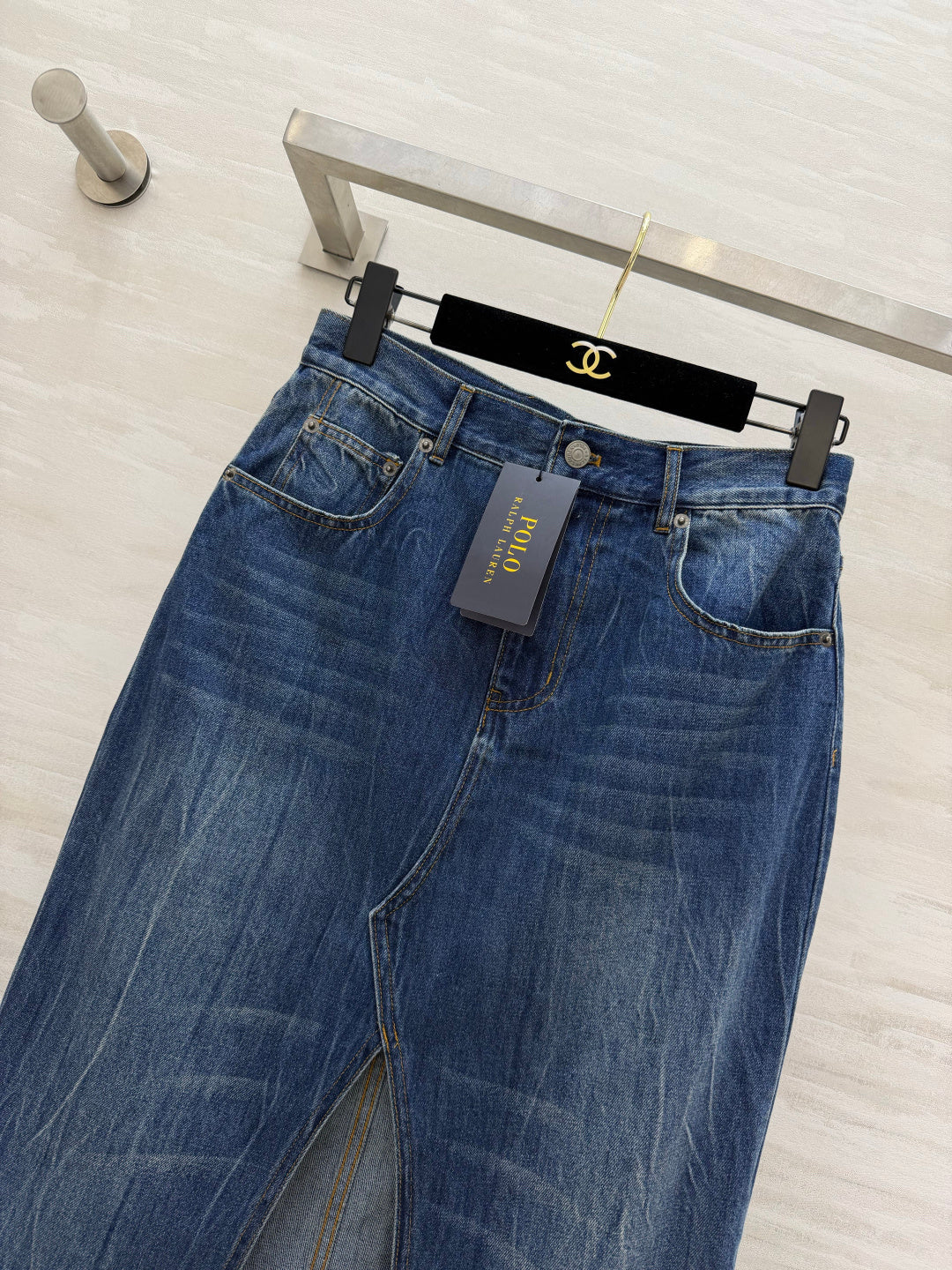 RALPH LAUREN 26S DENIM SKIRT 425