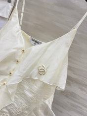 CHANEL 26S RUFFLE CAMI TOP 1471