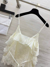CHANEL 26S RUFFLE CAMI TOP 1471