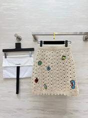 CHANEL 26S KNIT MIDI SKIRT 1423