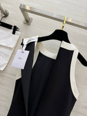 DIOR 26S SLEEVELESS A-LINE DRESS WITH BOW 1399