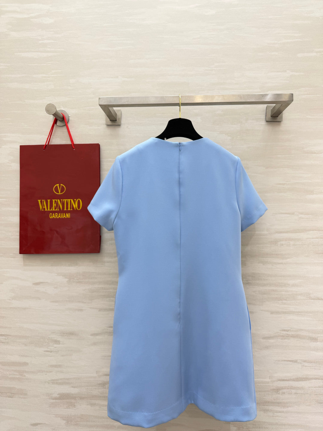 VALENTINO 26S SHORT-SLEEVE MINI DRESS 395