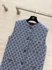 GUCCI 26S SLEEVELESS TWEED VEST 428