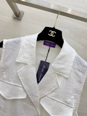 RALPH LAUREN 26S LINEN BLAZER 338
