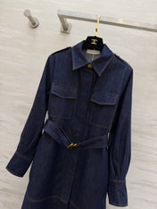 ZIMMERMANN 26S BELTED SHIRT MIDI DRESS 282