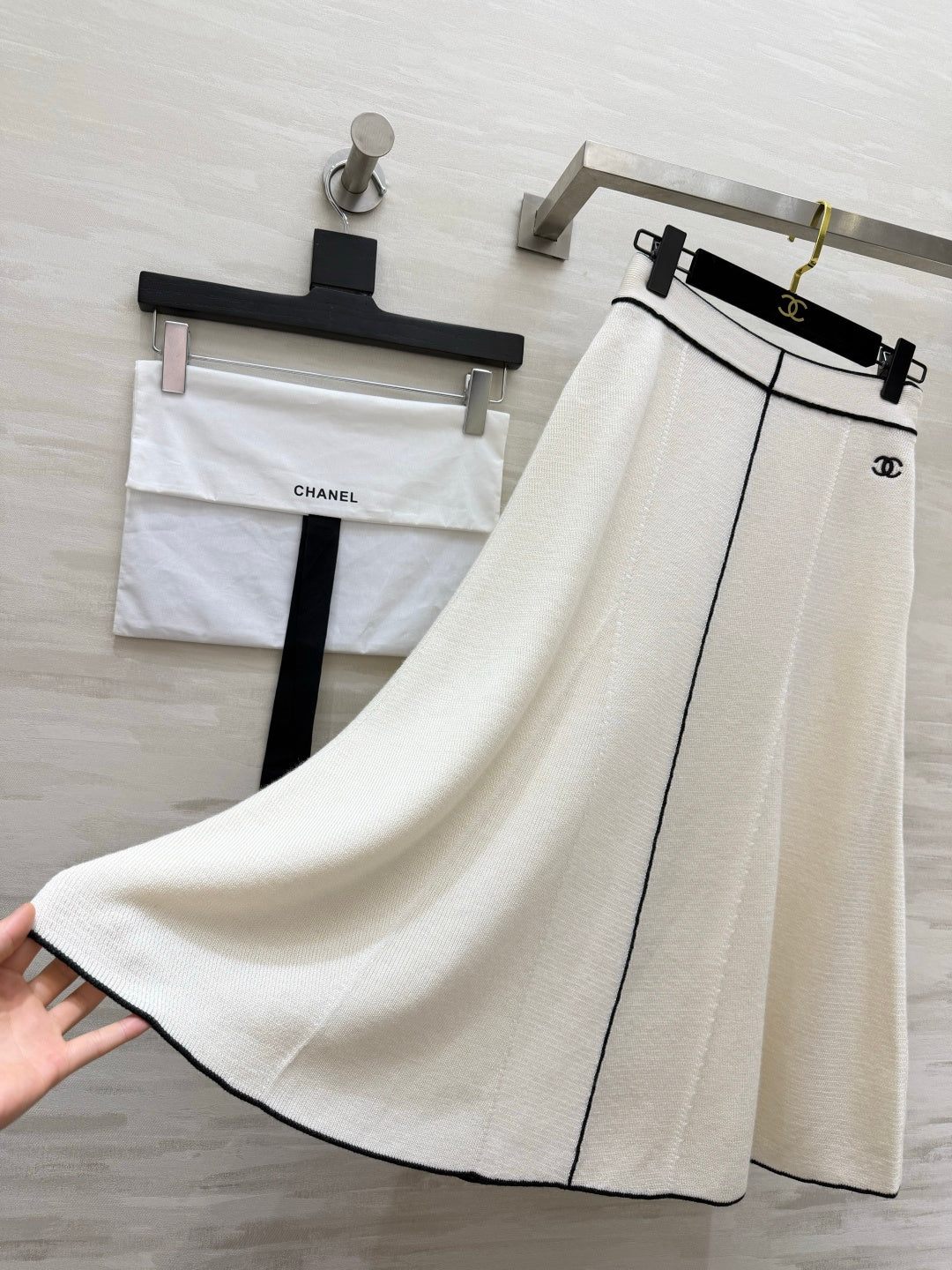 CHANEL 26S KNIT MAXI SKIRT 1781