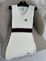 MIUMIU 26S SLEEVELESS KNIT DRESS STYLE 1110