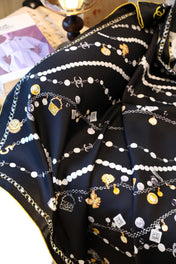 CHANEL 26S SCARF 90 IN SILK 311797