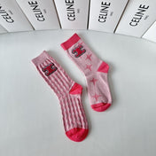 CELINE 26S CREW SOCKS 494264 (1 BOX)