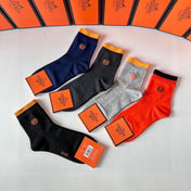HERMES 26S CREW SOCKS 557549 (1 BOX)