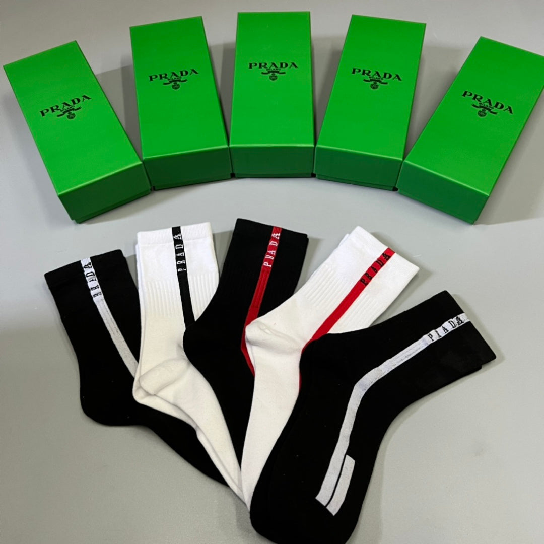 PRADA 26S CREW SOCKS 899365 (1 BOX)