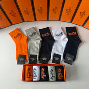 HERMES 26S ANKLE SOCKS 109656 (1 BOX)