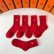 HERMES 26S CREW SOCKS 144089 (1 BOX)