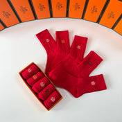 HERMES 26S CREW SOCKS 144089 (1 BOX)