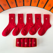 HERMES 26S CREW SOCKS 144089 (1 BOX)
