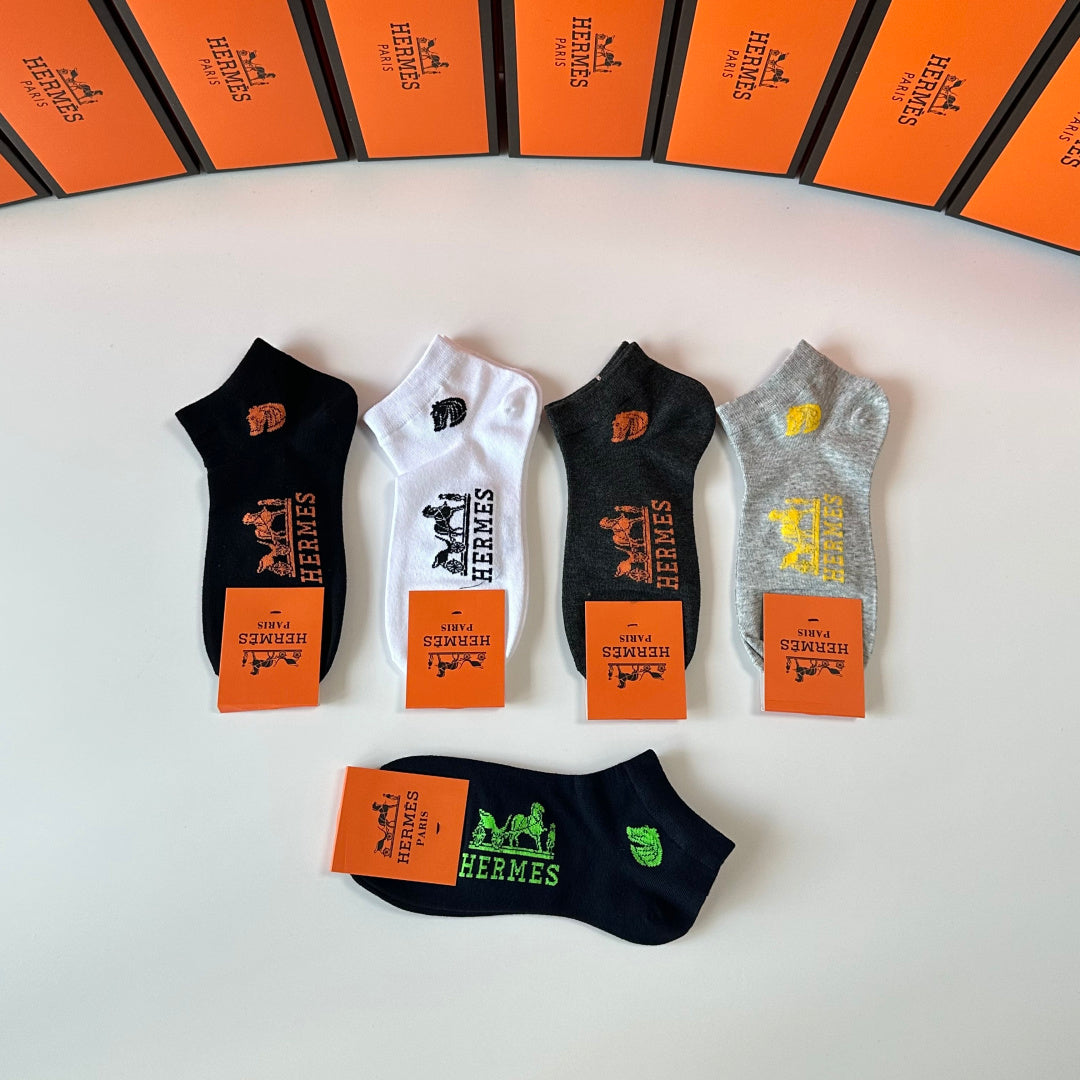 HERMES 26S ANKLE SOCKS 144066 (1 BOX)