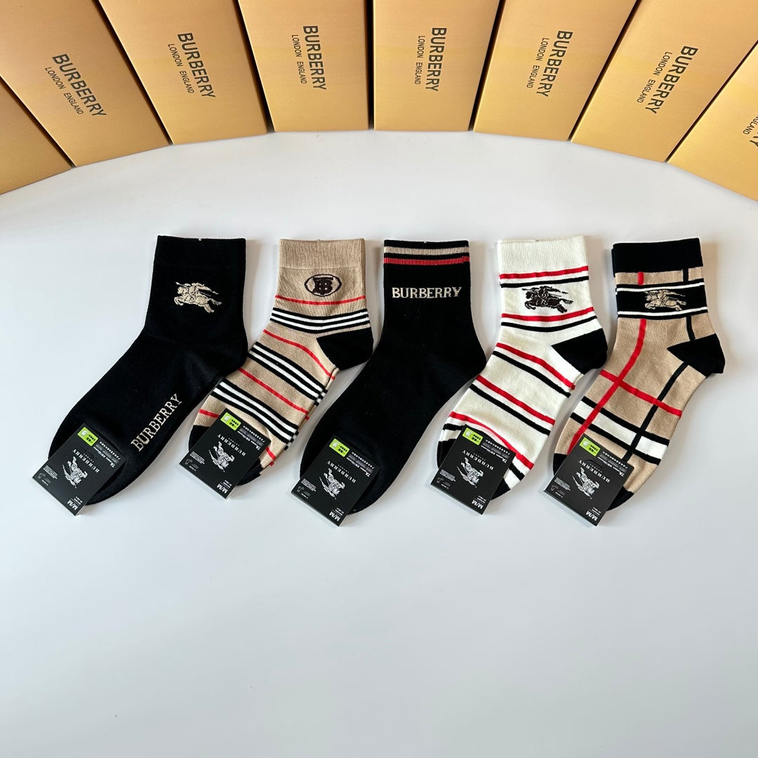 BURBERRY 26S ANKLE SOCKS 263812 (1 BOX)